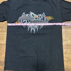 Vintage Harley Davidson Eagle Y2K Cincinnati Ohio Mens Black T Shirt Mens Size M