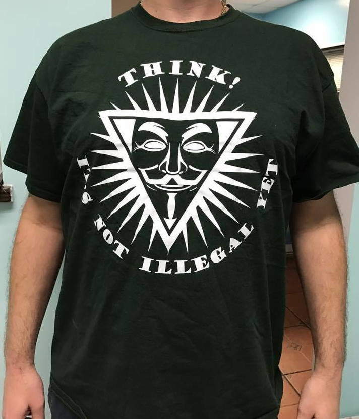 THINK It's not illegal yet T shirt tee Anonymous Anon 4chan legion Sm-5XL avail. gallery