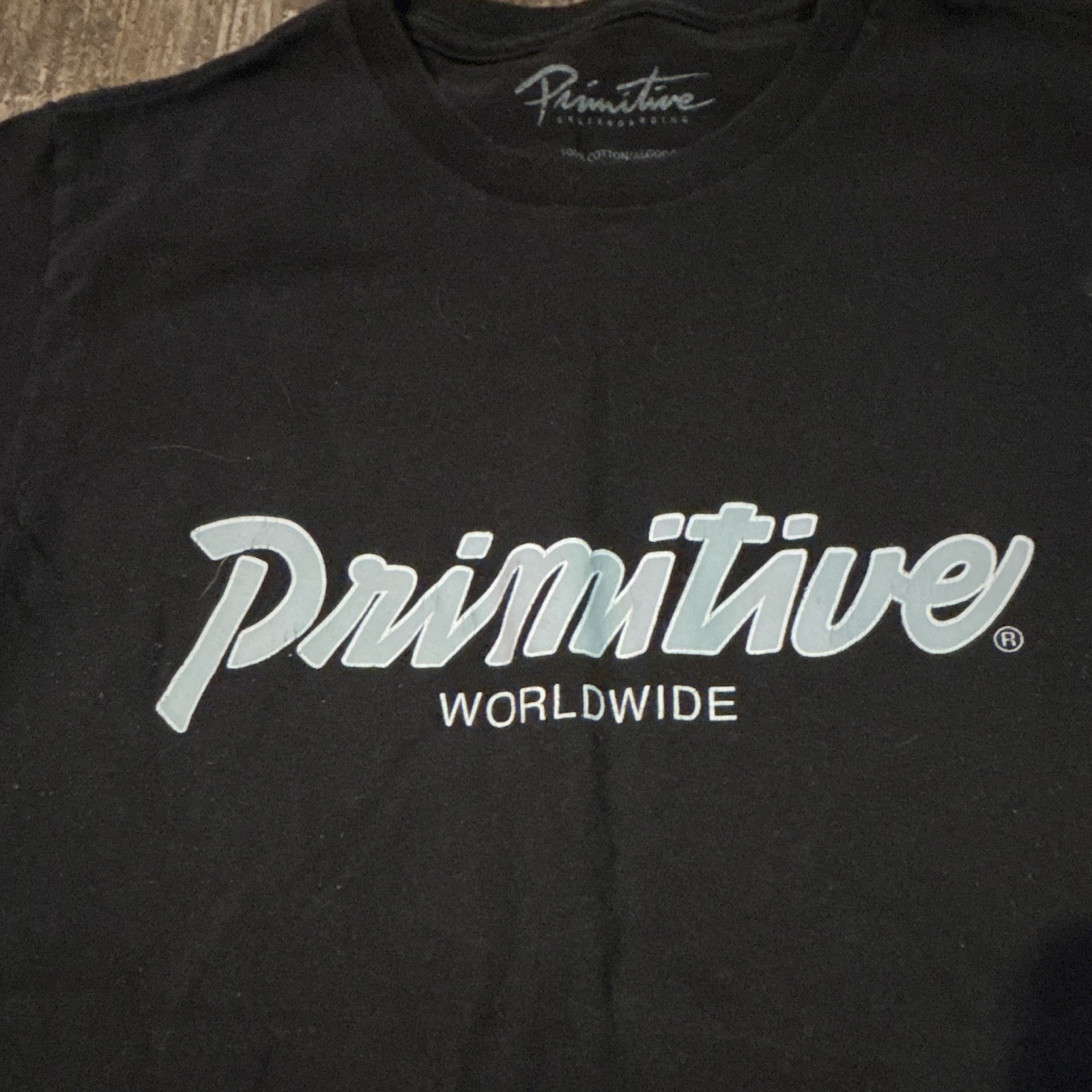 Primitive Apparel Men’s T-Shirt Small Brown Short Sleeve Crew Neck Cotton Blend