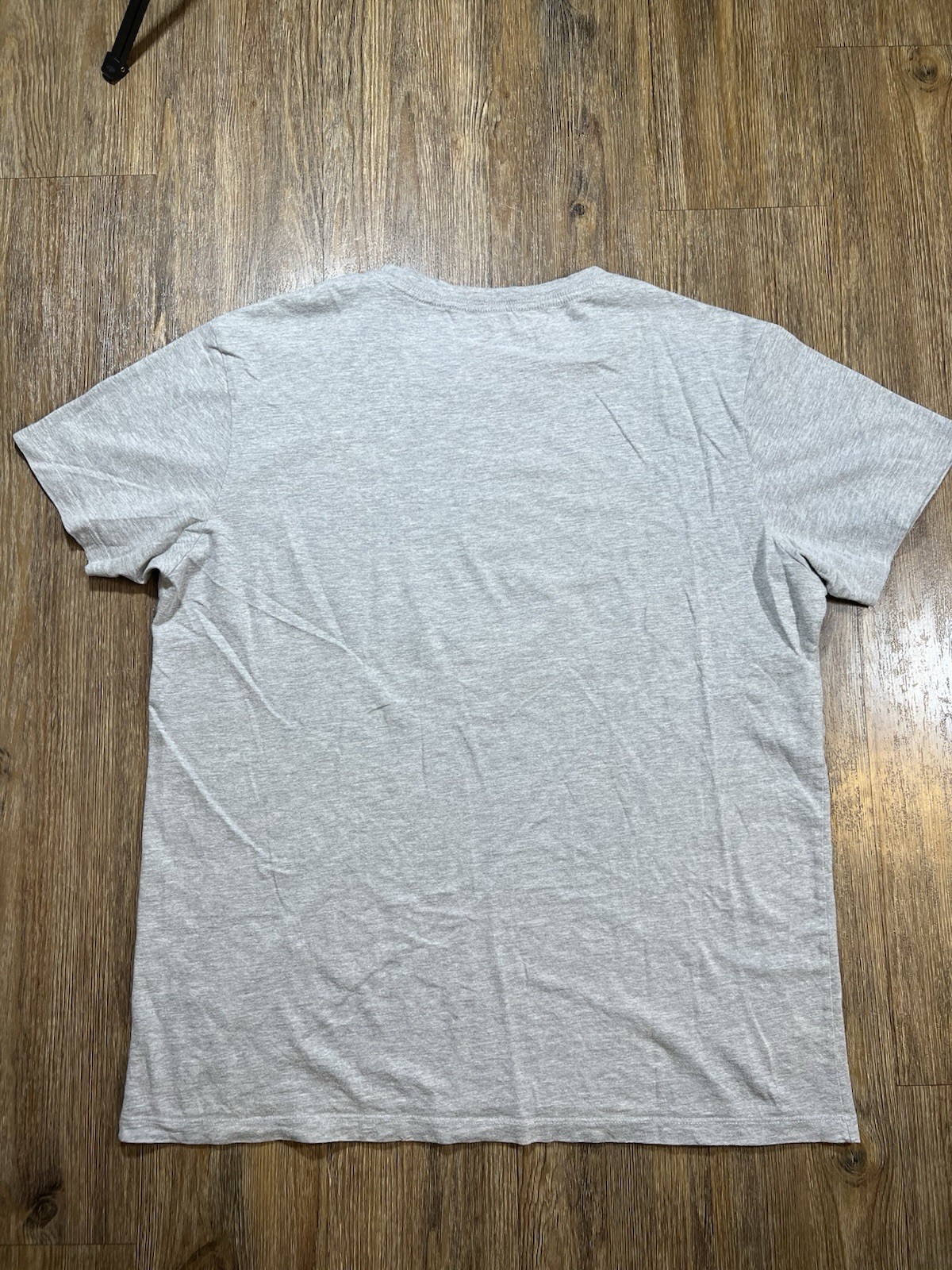 AMERICAN GIANT T Shirt Large Men Slub Cotton Gray Crew Made in USA gallery