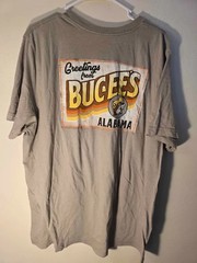 Bucee’s Greetings From Alabama Shirt Mens XXL Beige