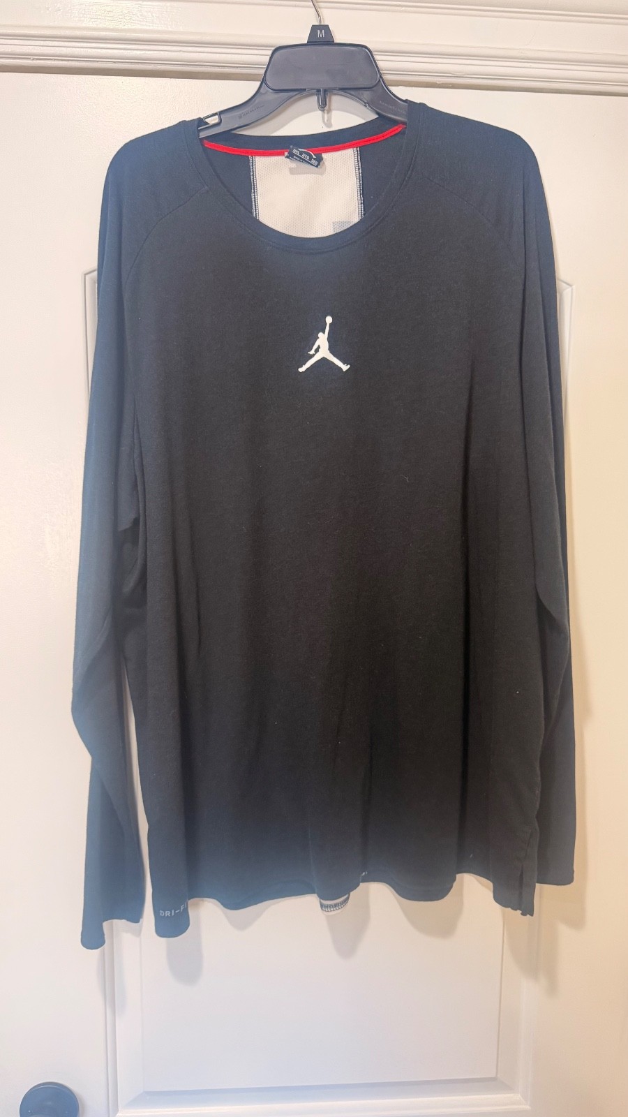 Nike Air Jordan 23 Alpha Dry Long Sleeve Black Shirt Dri Fit Size XXXL gallery