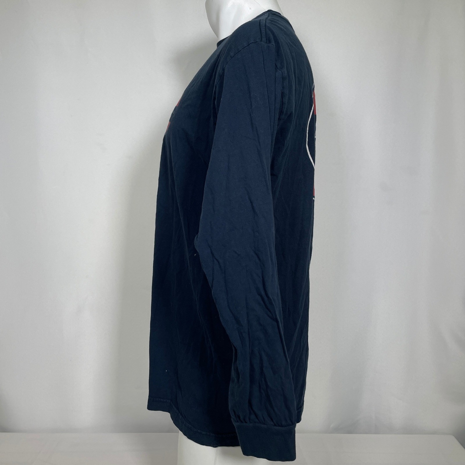 Billabong The Core Tee Navy Blue Long Sleeve Cotton T-Shirt Men's LARGE gallery