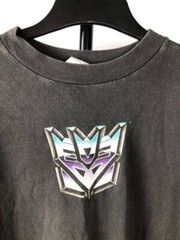 90s Transformers Vintage T Shirt Centre Logo Crystal Archive M Size Mens washed