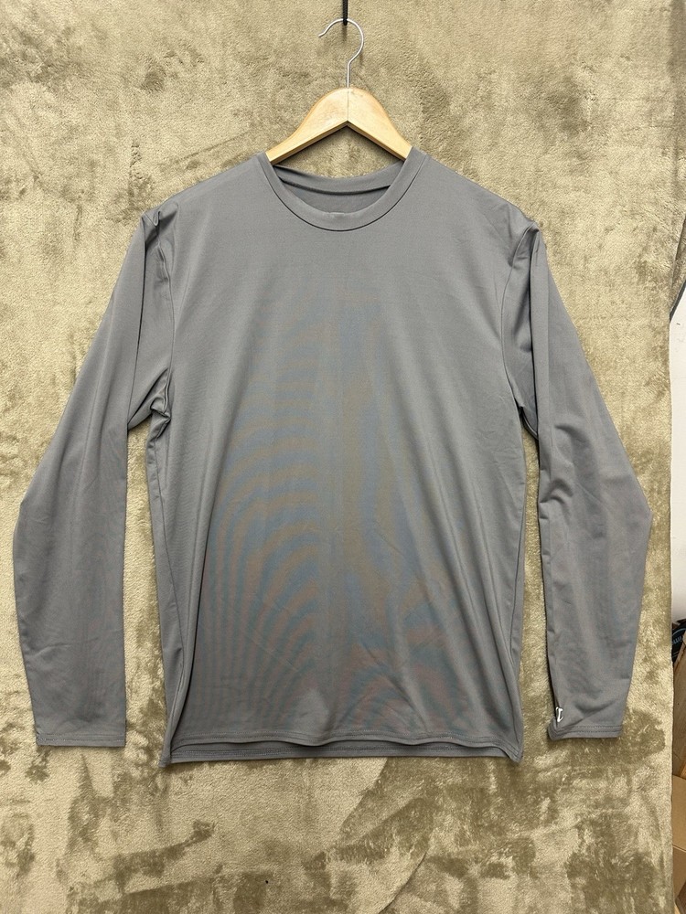 Champion Double Dry Gray Men’s Long Sleeve Shirt Size 2XL flawed