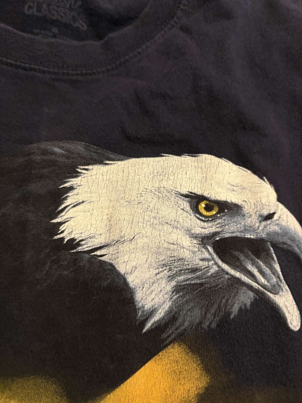 Lifestyle Classics RULERS OF THE WILD Wolf & Eagle Graphic T Shirt XL Outdoors gallery