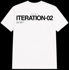 Premium Quality, 9dcc Iteration-02 T-Shirt, Size M, White, New with tags