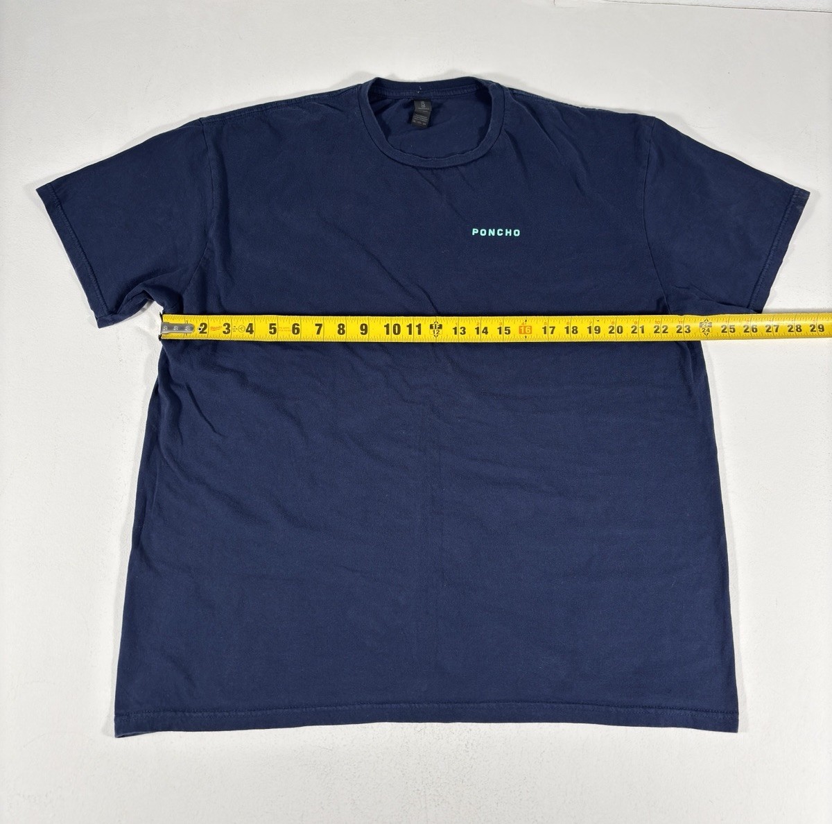 Poncho Outdoors T Shirt Mens 2XL Blue Short Sleeve Fishing Graphic Tee gallery