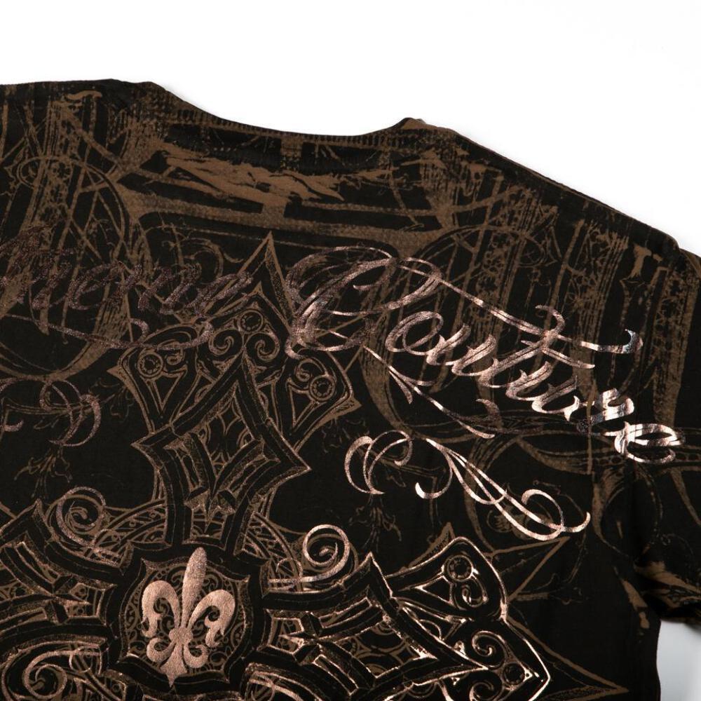 Xtreme Couture By Affliction Men's T-Shirt DECRETUM Brown Biker S-5XL gallery