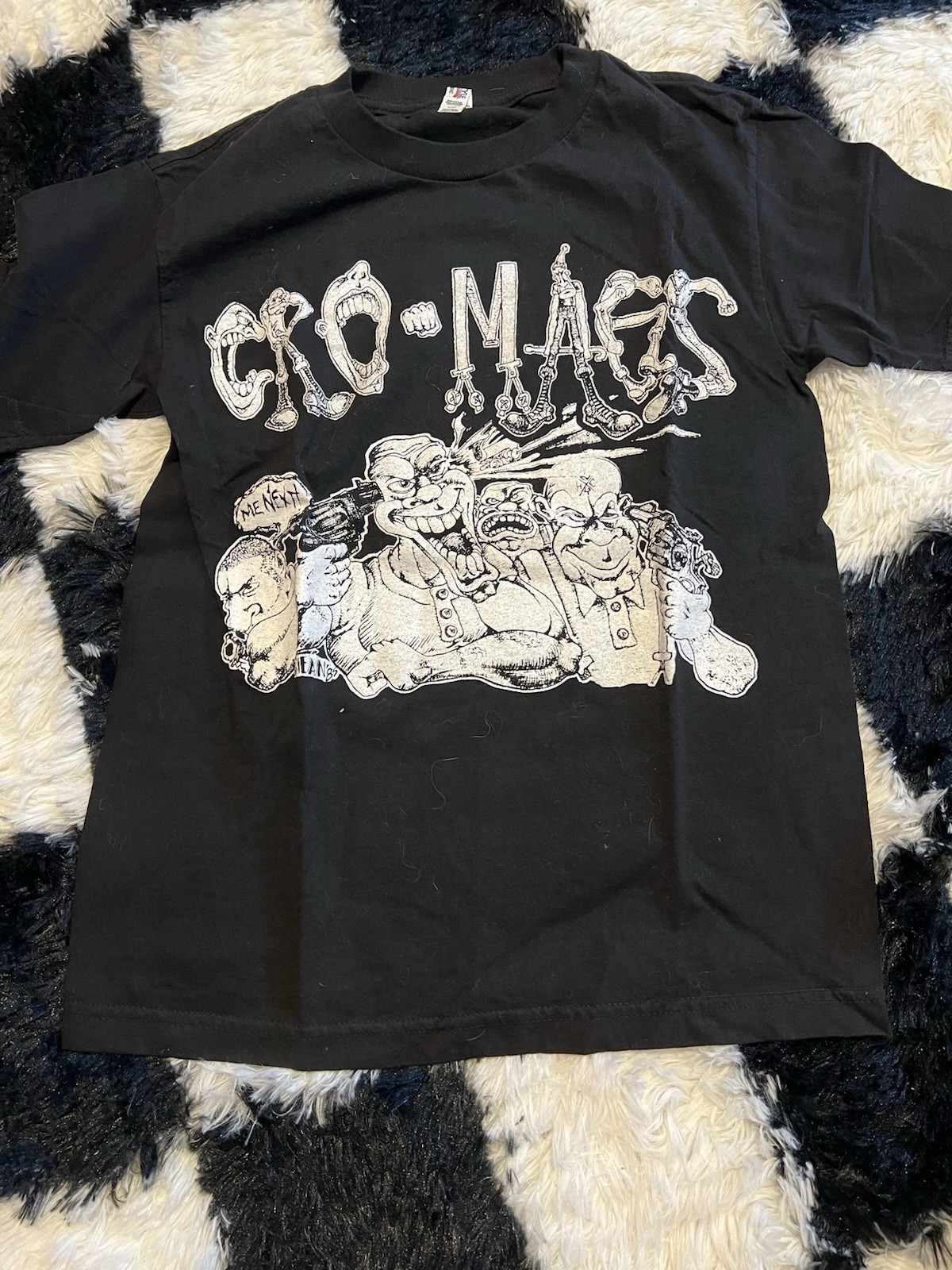 AAA Alstyle Classic Cro-Mags Band Graphic Tee Men’s S Black Crew Neck