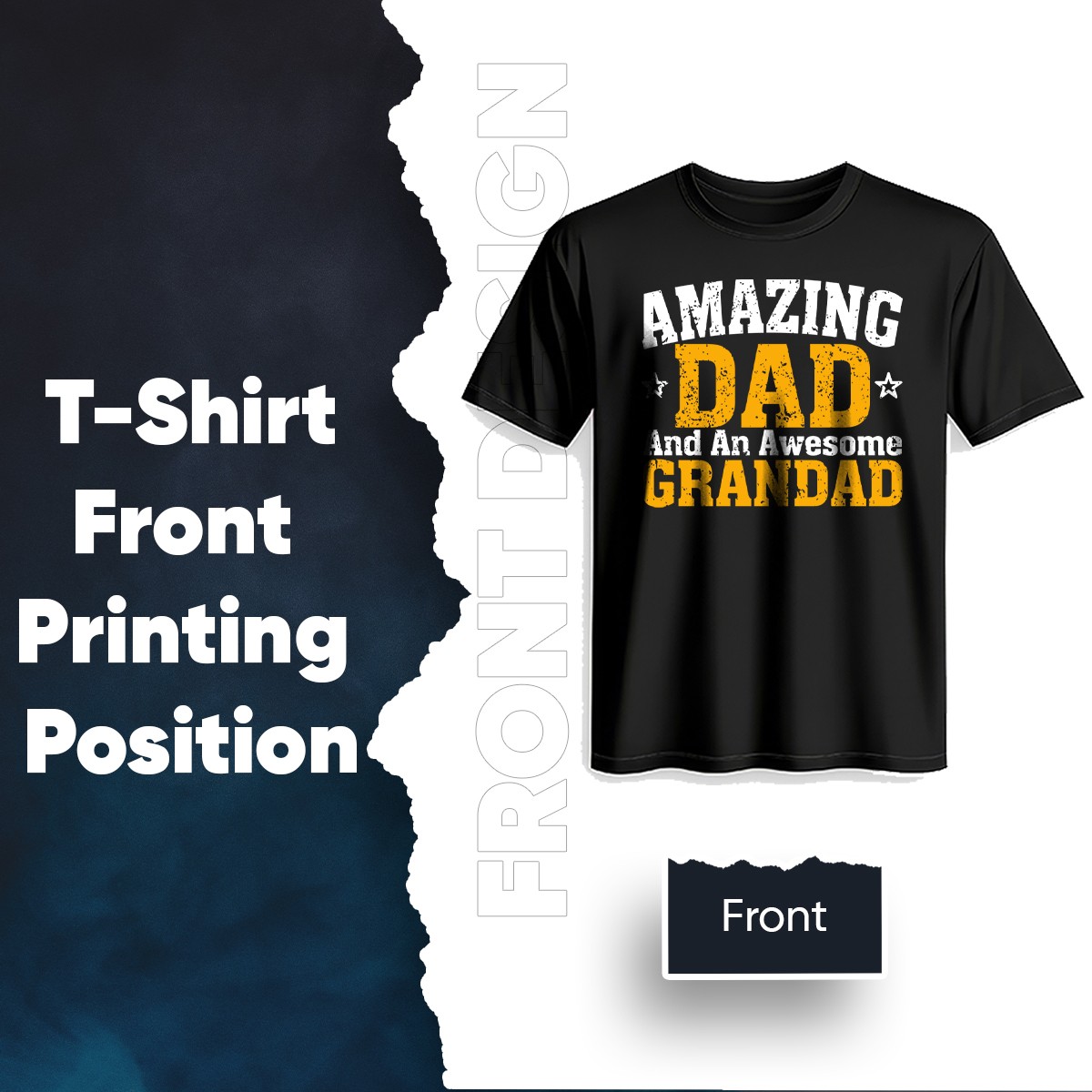 Men Amazing Dad Awesome Grandad Funny Fathers Day T-Shirt Tee Best Daddy Ever gallery