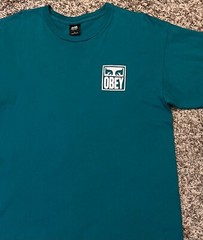 Vintage OBEY Official Eyes Graphics Quality Dissent Since 1989 Men’s T-Shirt L