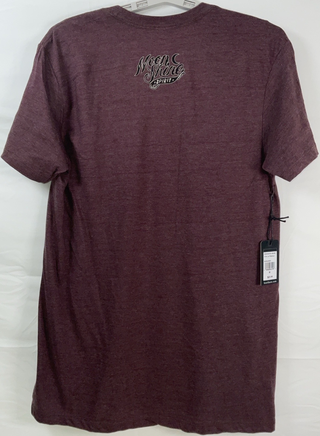 NWT Men’s Brad Paisley Moon Shine Spirit Viva La Tequila T-shirt Burgundy Medium gallery