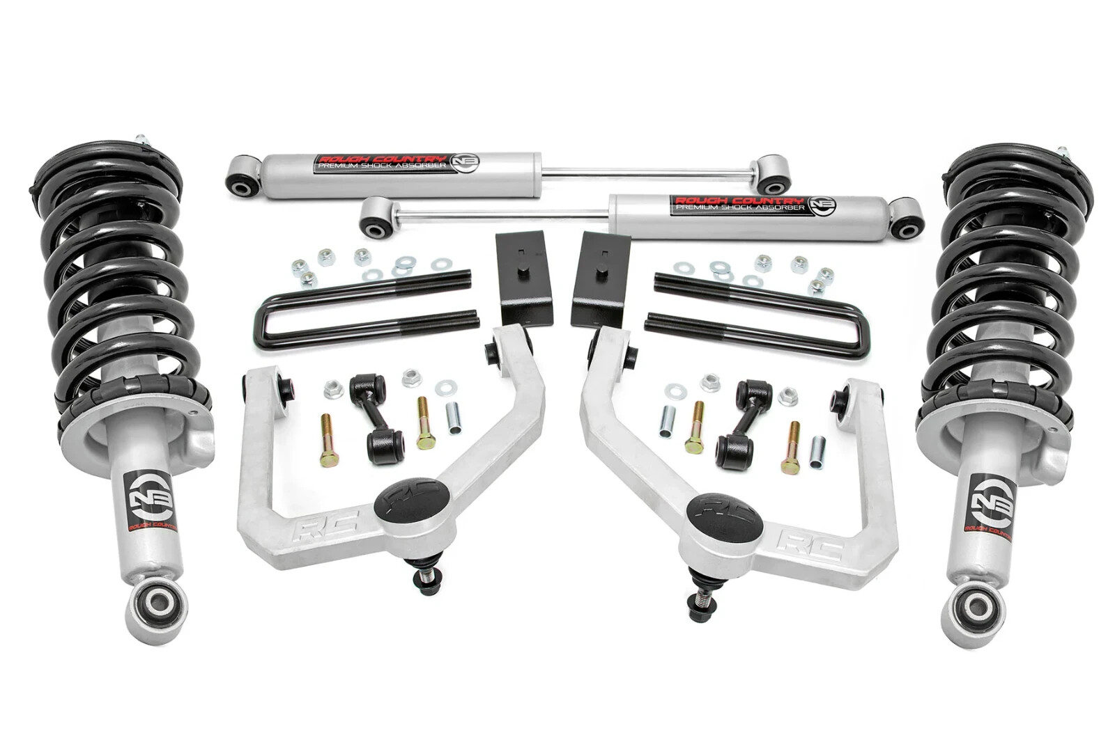 Rough Country 3″ Lift Kit with N3 Struts & N3 Shocks fits 17-24 Nissan Titan 4WD