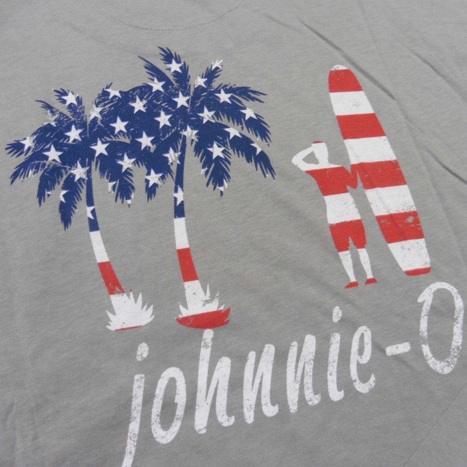 JOHNNIE O Mens S M L XL 2XL T SHIRT US PALM TREE STEEL GREY FLAG GOLF BRENNAN gallery