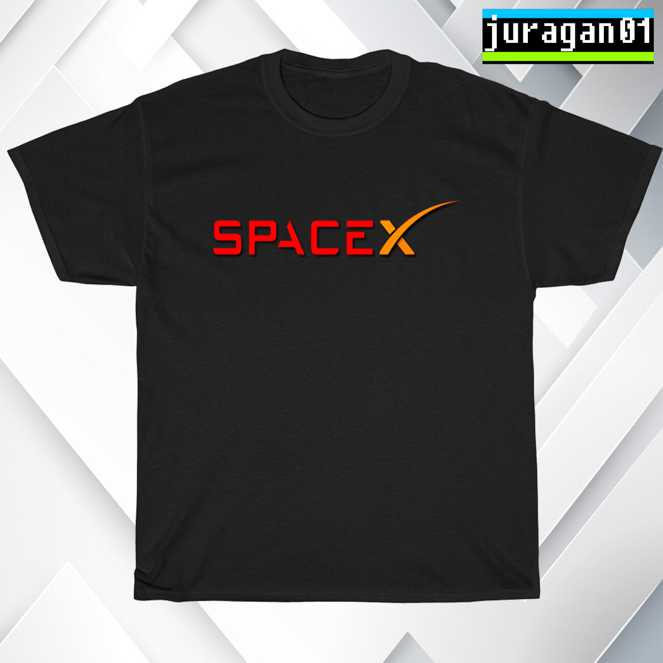 New SpaceX Logo Black/Navy/Sport Grey/White Men's T-Shirt S-5XL gallery