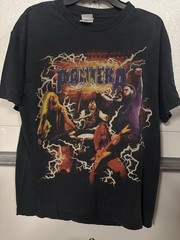 Tennessee River Pantera Double-Sided Black Graphic Print Crew Neck Tee Men’s L