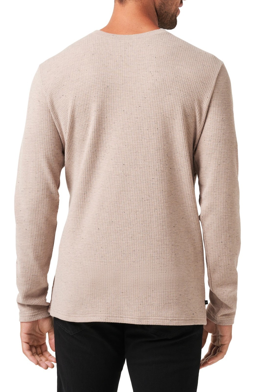 $140 Travis Mathew Men's Cloud Waffle Crew Shirt - Oxford Tan - Small - New Tag gallery
