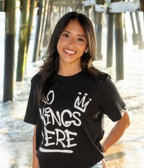 No Kings Here Graffiti Registered TM Black Tee T-Shirt NWT XS S M L XL 2XL