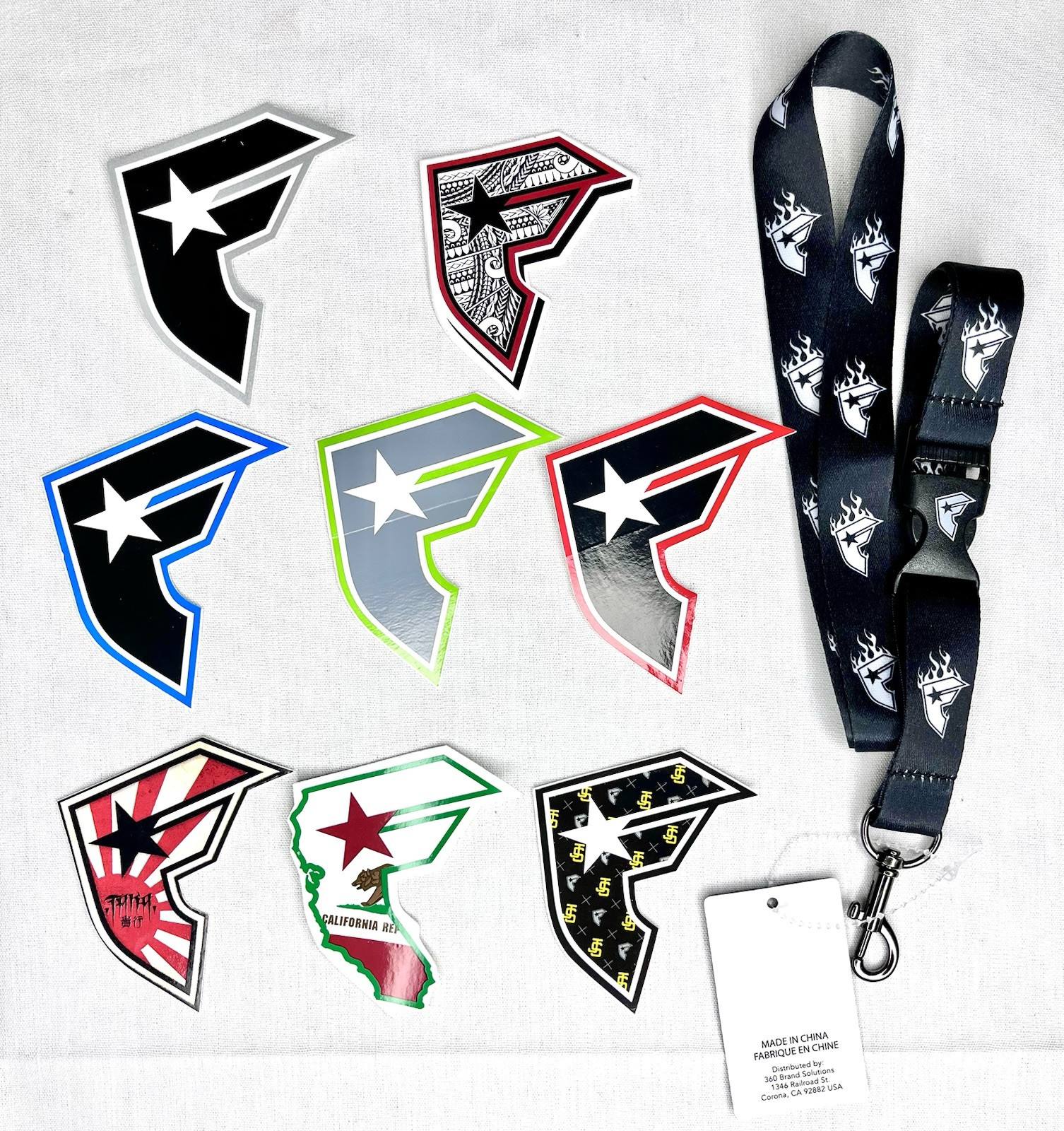 Famous Stars And Straps Mini Sticker Lanyard Set Blink 182 Travis Barker gallery