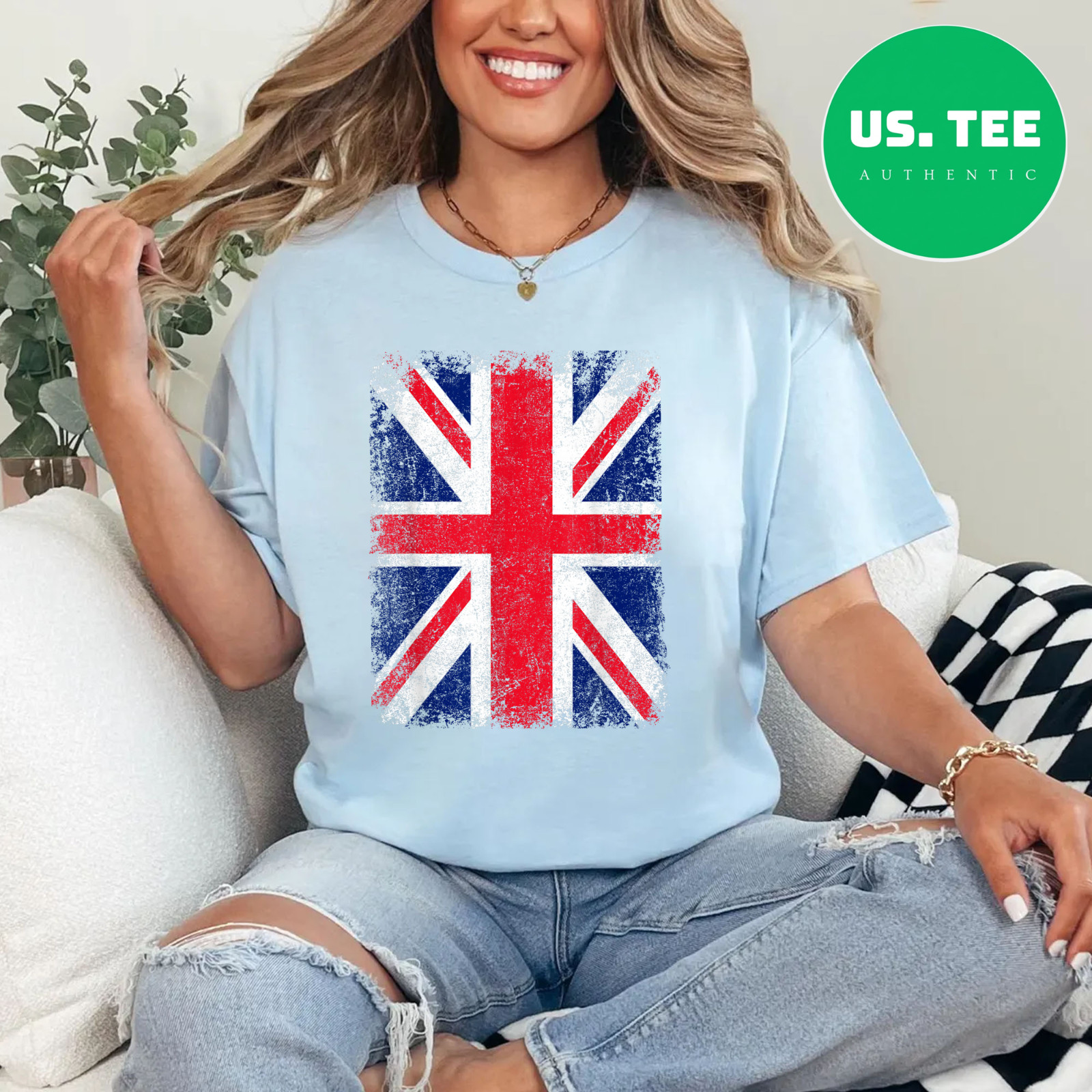 Union Jack Flag United Kingdom Great Britain England Gift T-Shirt gallery