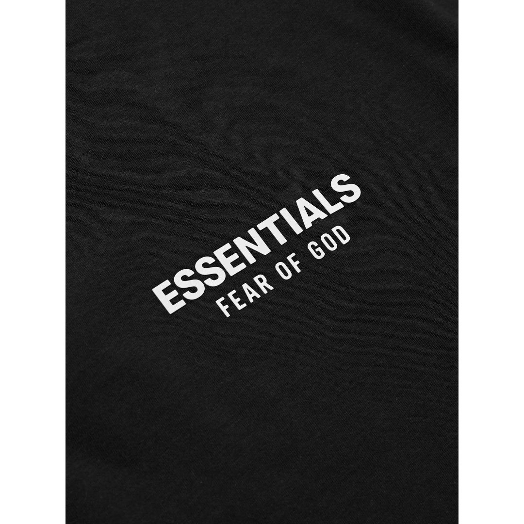 Fear of God Essentials Classic Tee 'Jet Black' XS Size Oversized T-Shirt SS25 gallery