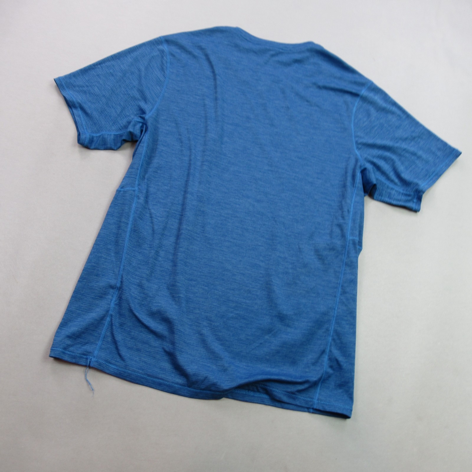 Patagonia Shirt Mens Medium Short Sleeve Blue Crew Neck Casual Outdoors gallery