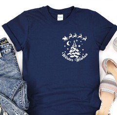 Oversize Tshirt, Winter Wishes Shirt, Christmas Tee, Gift Tshirt, New Year Shirt