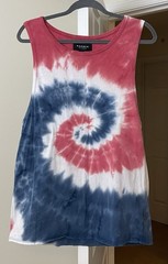 PacSun Shirt Vintage y2k Tee Tank Pullover USA Tie Dye Coastal Men’s Medium