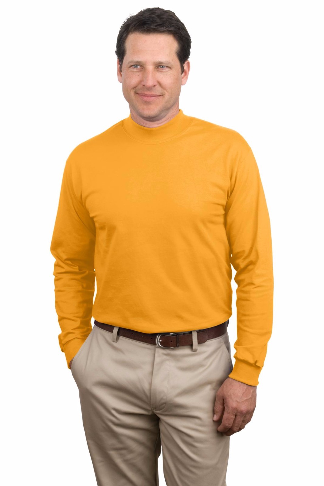 Port & Co Mock Turleneck Gold 4XL PC61M 581C