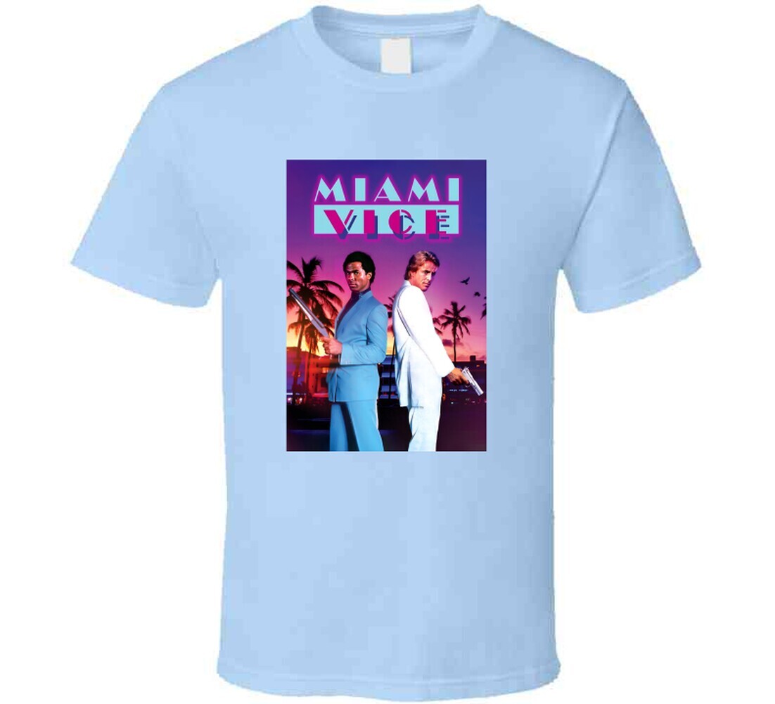 Miami Vice Tee Retro 80s Television Series Tv Show Fan T Shirt gallery