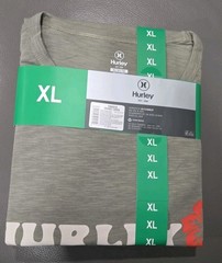 Hurley Men’s Graphic Tee, 2-pack – GREEN/ORANGE Large Or XL
