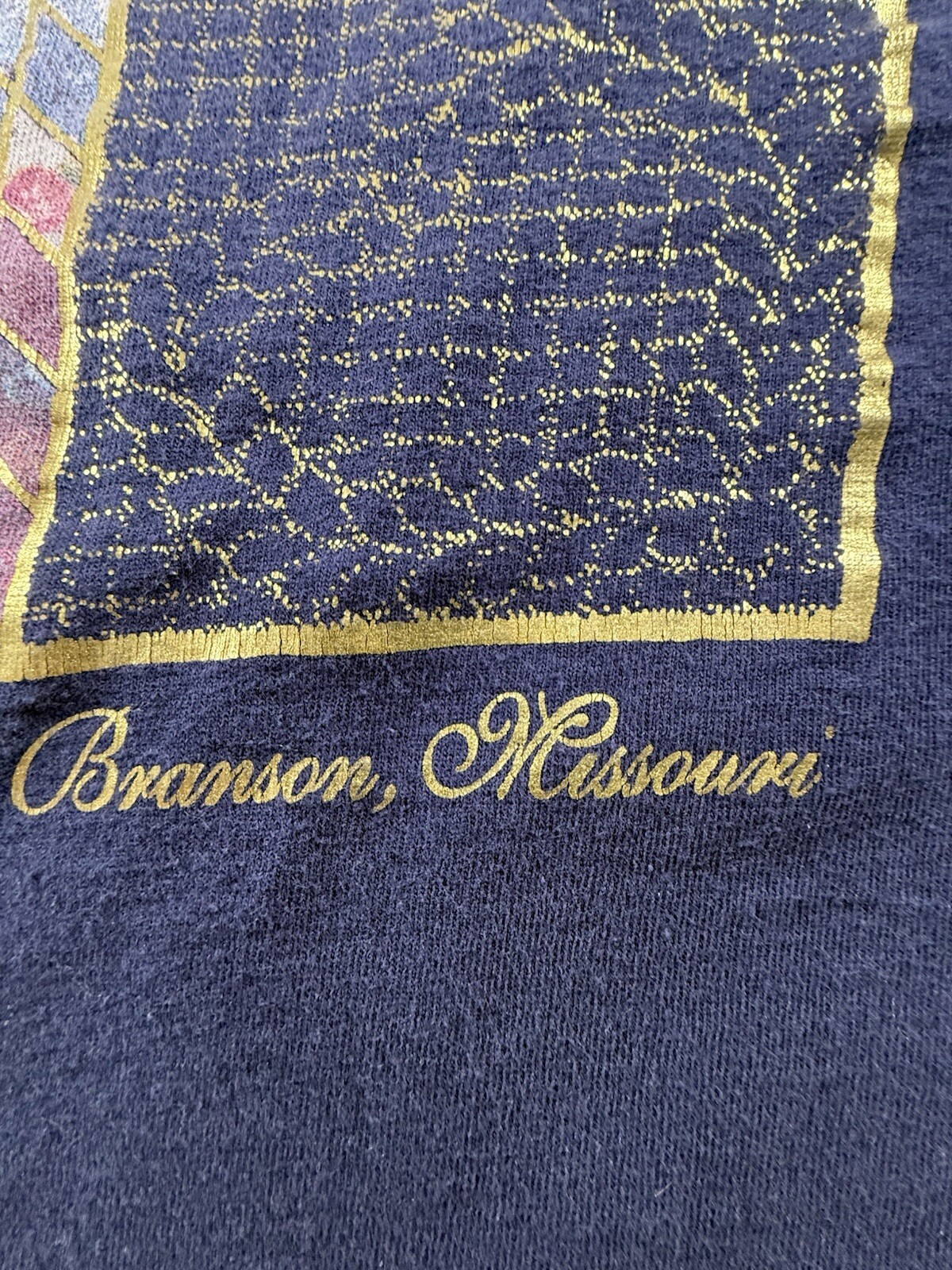 Vintage 90s Brandon Missouri Single Stitch T-shirt 2XL Streetwear Blue gallery
