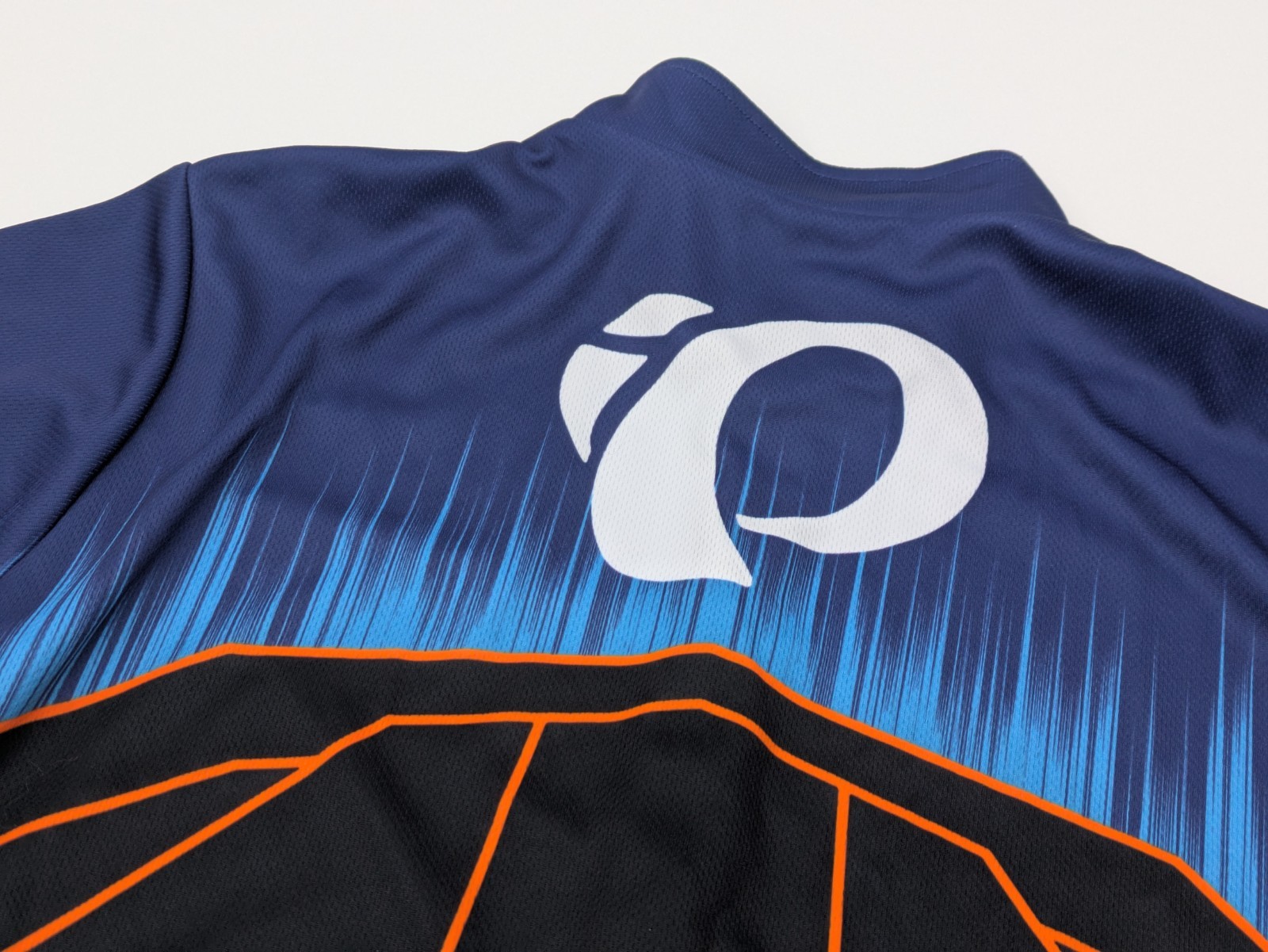 Pearl Izumi Men's SELECT LTD Blue Black Orange Full Zip Cycling Jersey Medium gallery