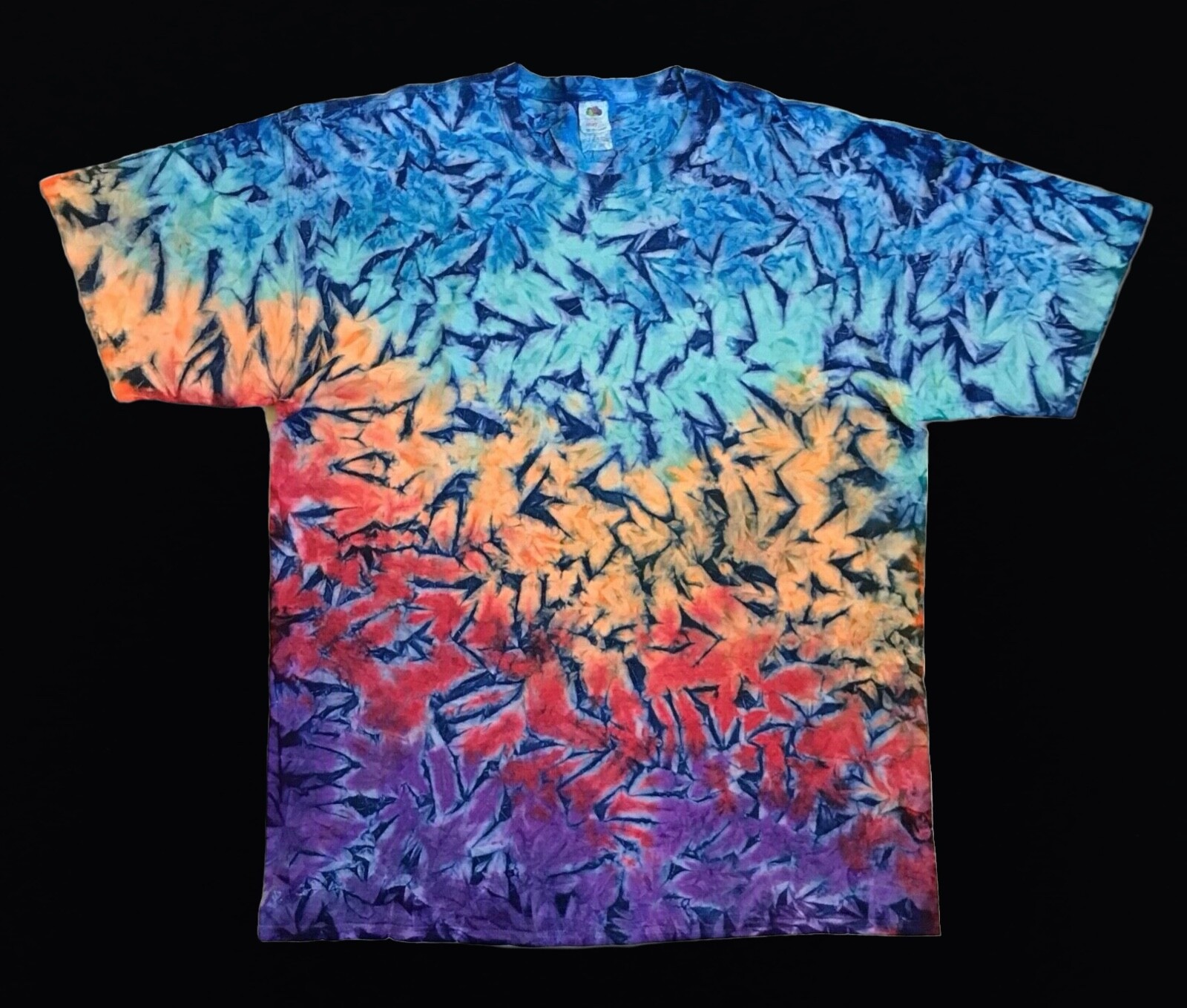 *New* 2XL – Sm Handmade ‘The Prism’ Tie Dye Crew or V Neck