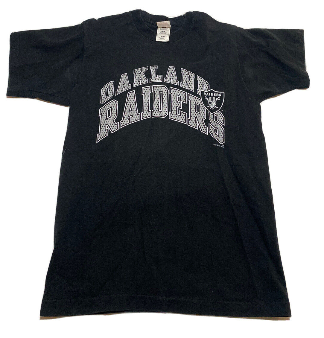 Vintage Oakland Raiders Single Stitch T Shirt Size Medium I9