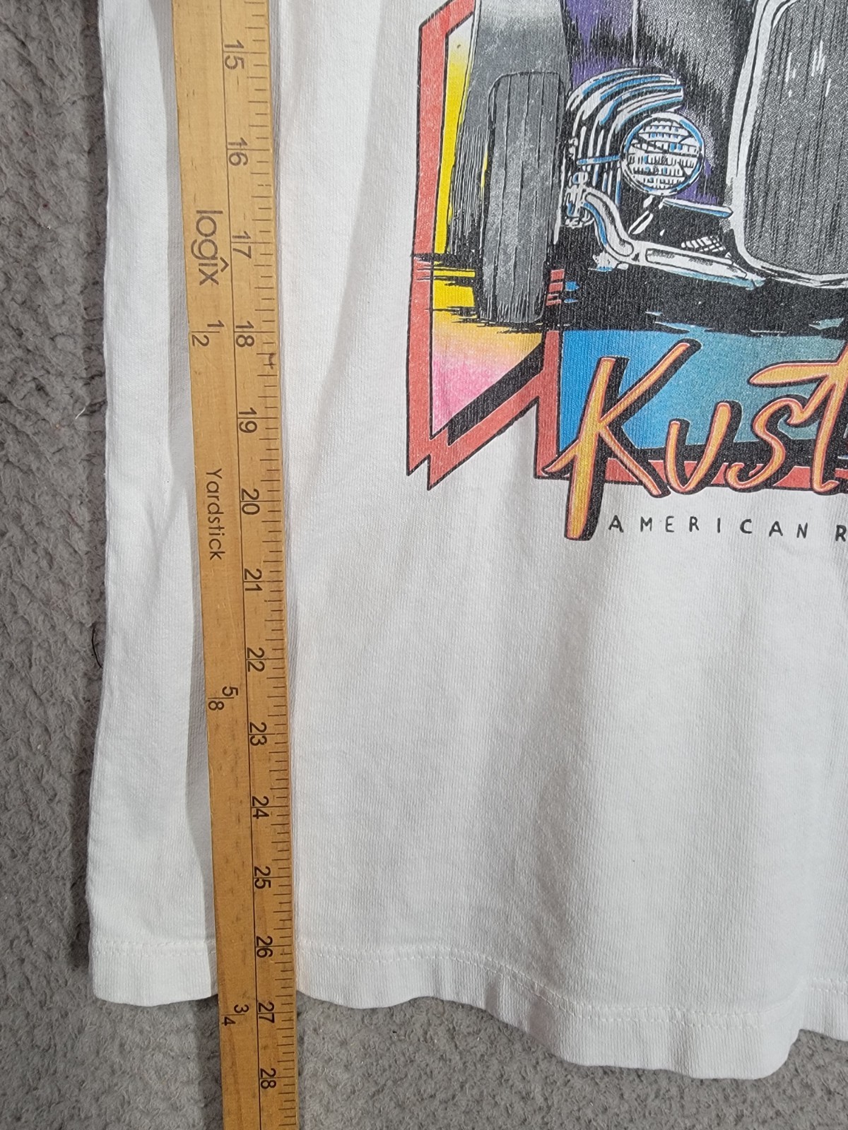 John Galt Racing Shirt Mens Large White Kustom Club American Rally Muscle Cars gallery