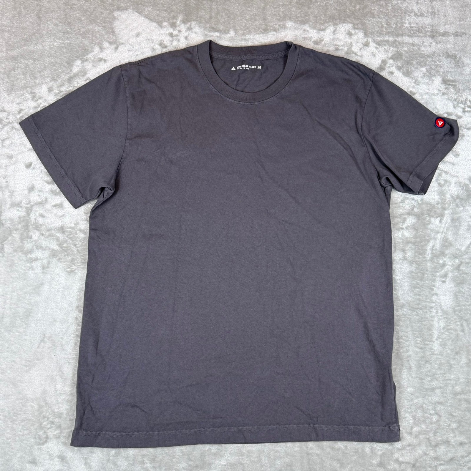 American Giant Vintage Crew Tee T-Shirt Mens Medium Gray Cotton USA New NWOT