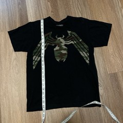 Marvel Spider-Man Camo Venom Graphic Black T Shirt Size Small