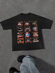 Trendy And Versatile Short-Sleeve Loose T-Shirt for Men with Various Prints.