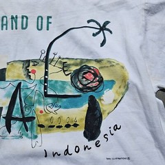 Tony Illustrations Bali Indonesis tee shirt t-shirt preowned sz L Large 1
