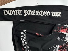 Killstar Dearly Departed Long Sleeve Black Grim Reaper T-Shirt unisex XL