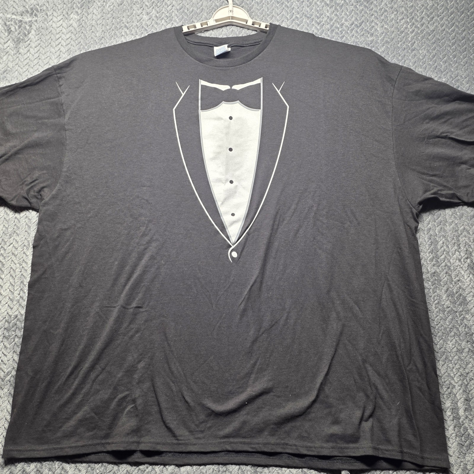 Tuxedo T-Shirt Men’s 5XL Black Funny Formal Costume Party Prom Shirt
