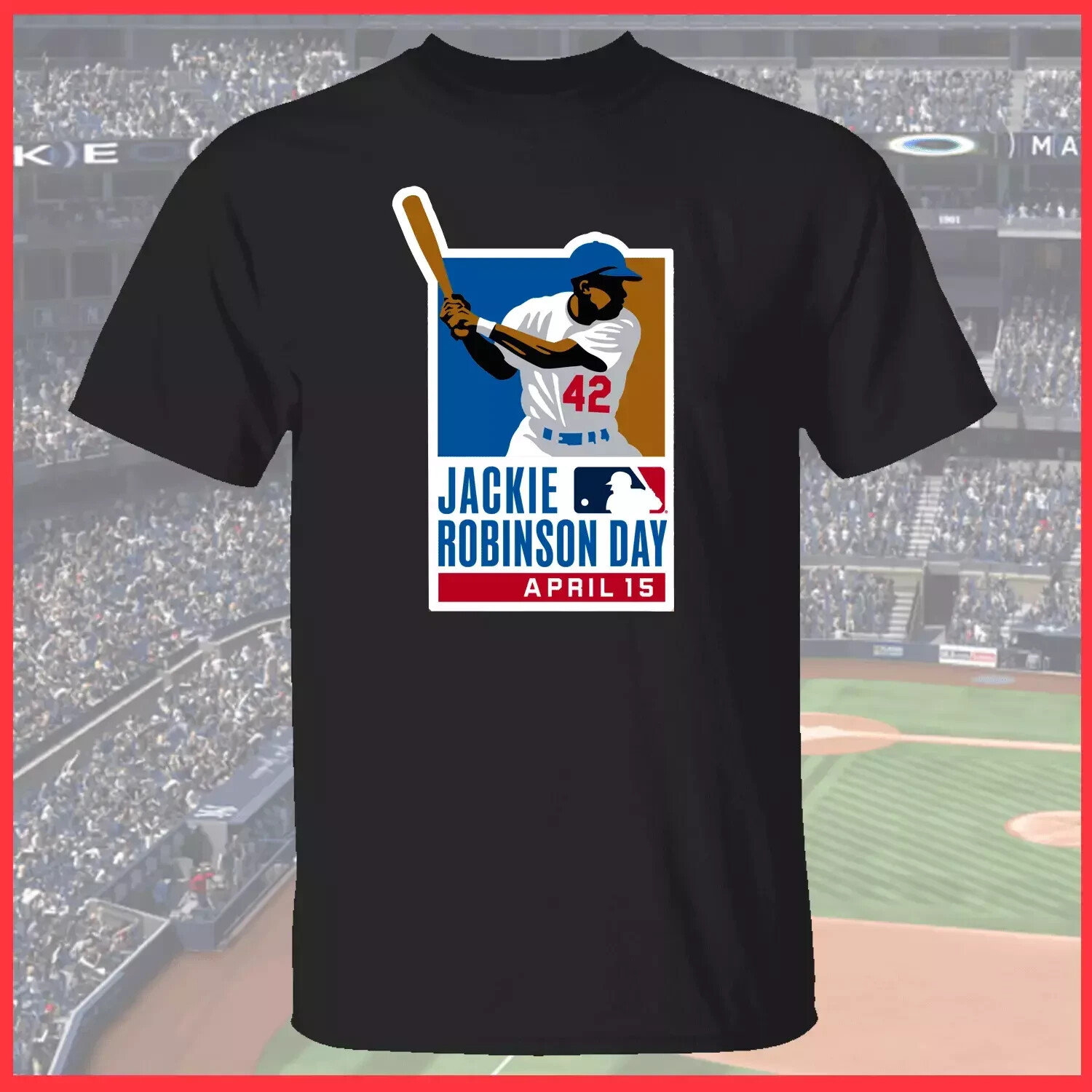 SALE 30% - Baseball 2025 Jackie Robinson Day April 15 Logo All Color For Fans gallery