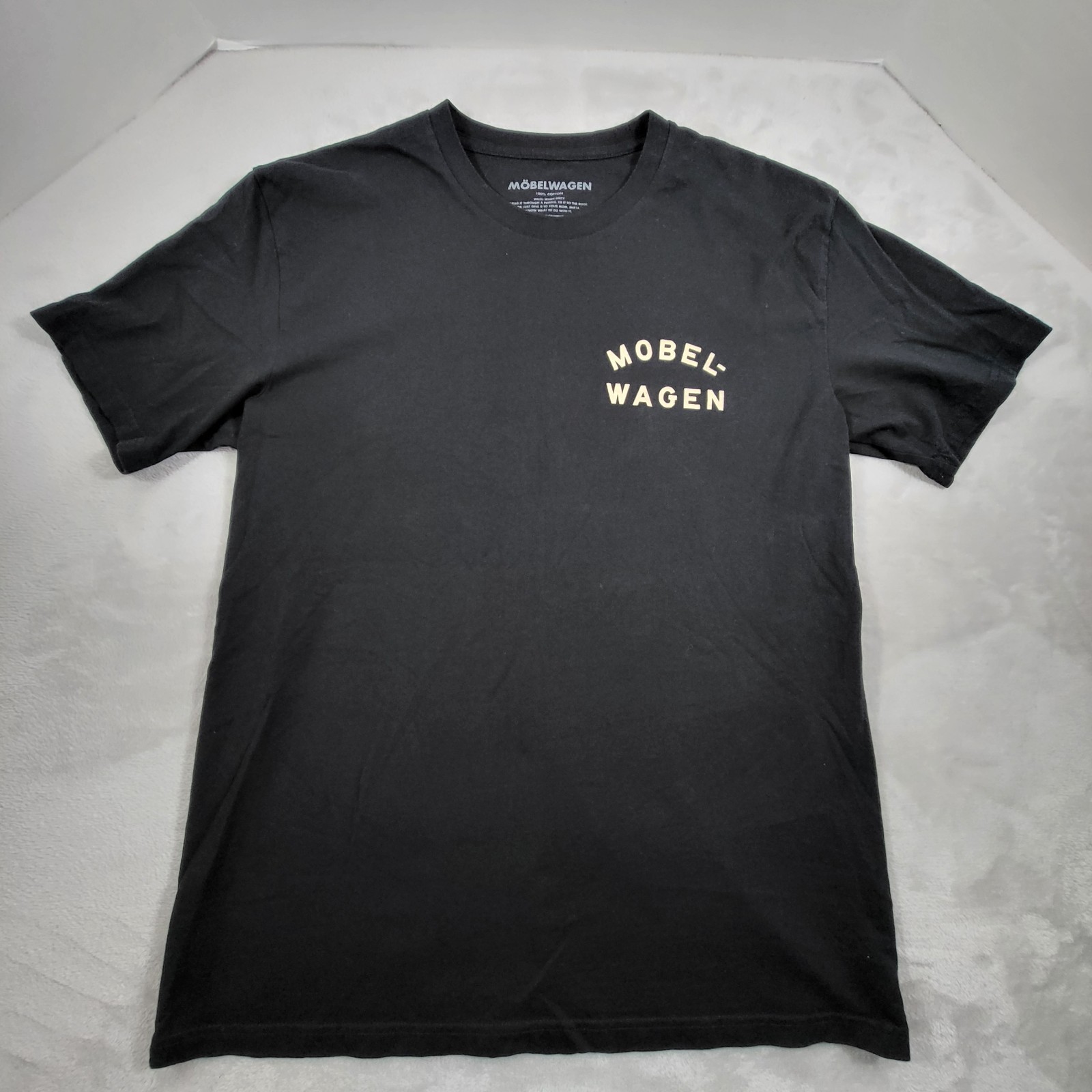 Mobelwagen Air Cooled Only Club Shirt Mens Large Black VW Volkswagen Tee