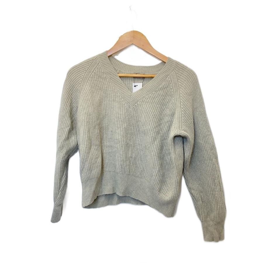 Margaret Howell Wool Cashmere Silk VNeck Jumper Gray Size 2 gallery