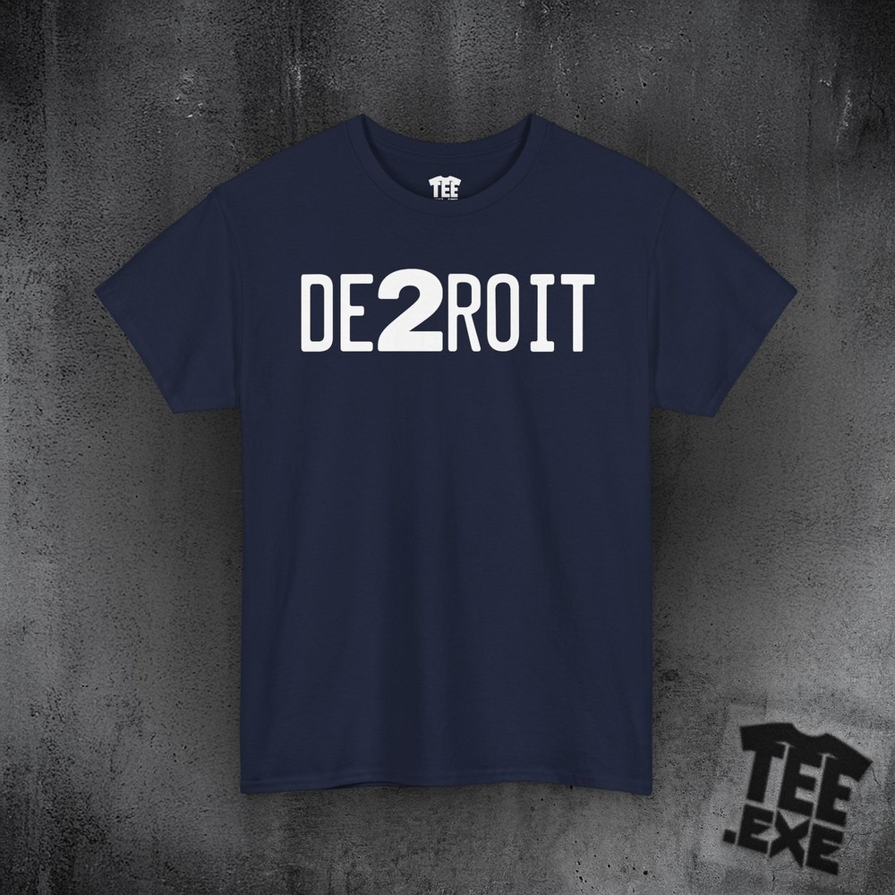 DE2ROIT -Unisex Heavy Cotton Tee