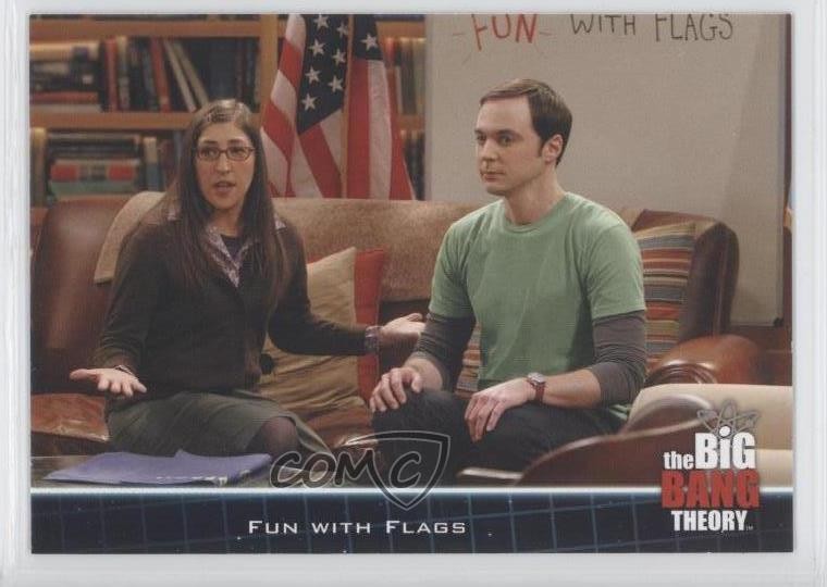 2013 Cryptozoic The Big Bang Theory Seasons 5 Fun With Flags #36 0q0