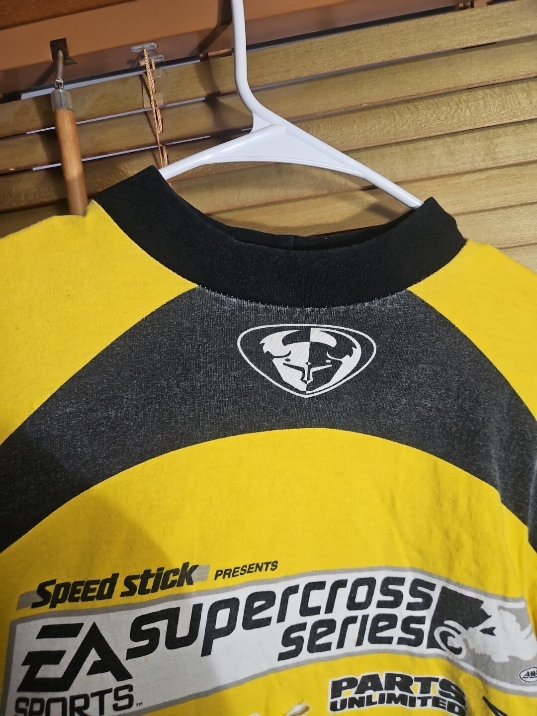 Vintage Y2K EA Sports Supercross Motocross Promo Dirt Bike Jersey Thor Men's S gallery