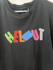 Black Helmut Lang Tee Size Large